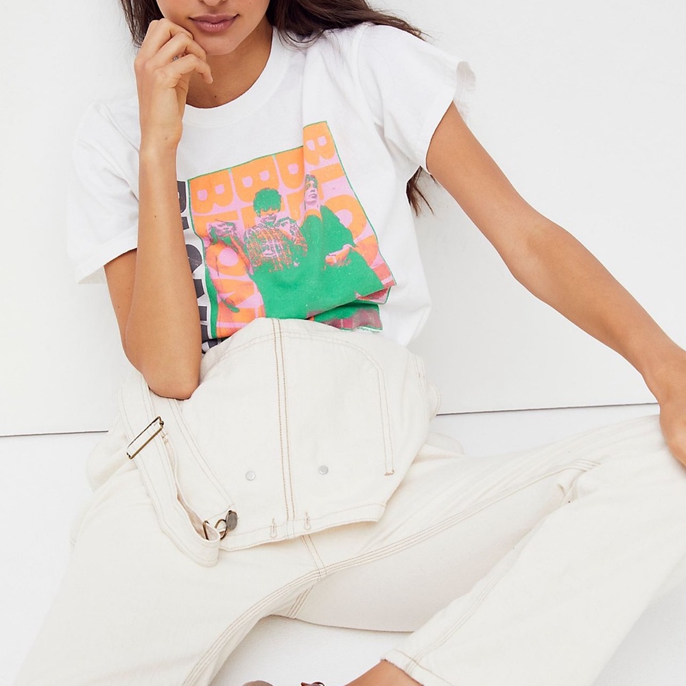 Free people x junk food tees blondie square pose tee